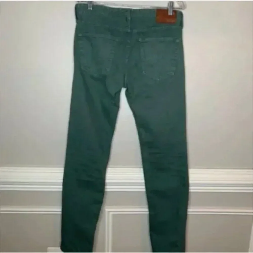 AG Adriano Goldschmied The Matchbox Slim Straight Jeans Green Size 31